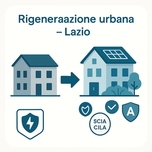 Rigenerazione urbana e recupero sottotetti nel Lazio secondo la L.R. 12/2025